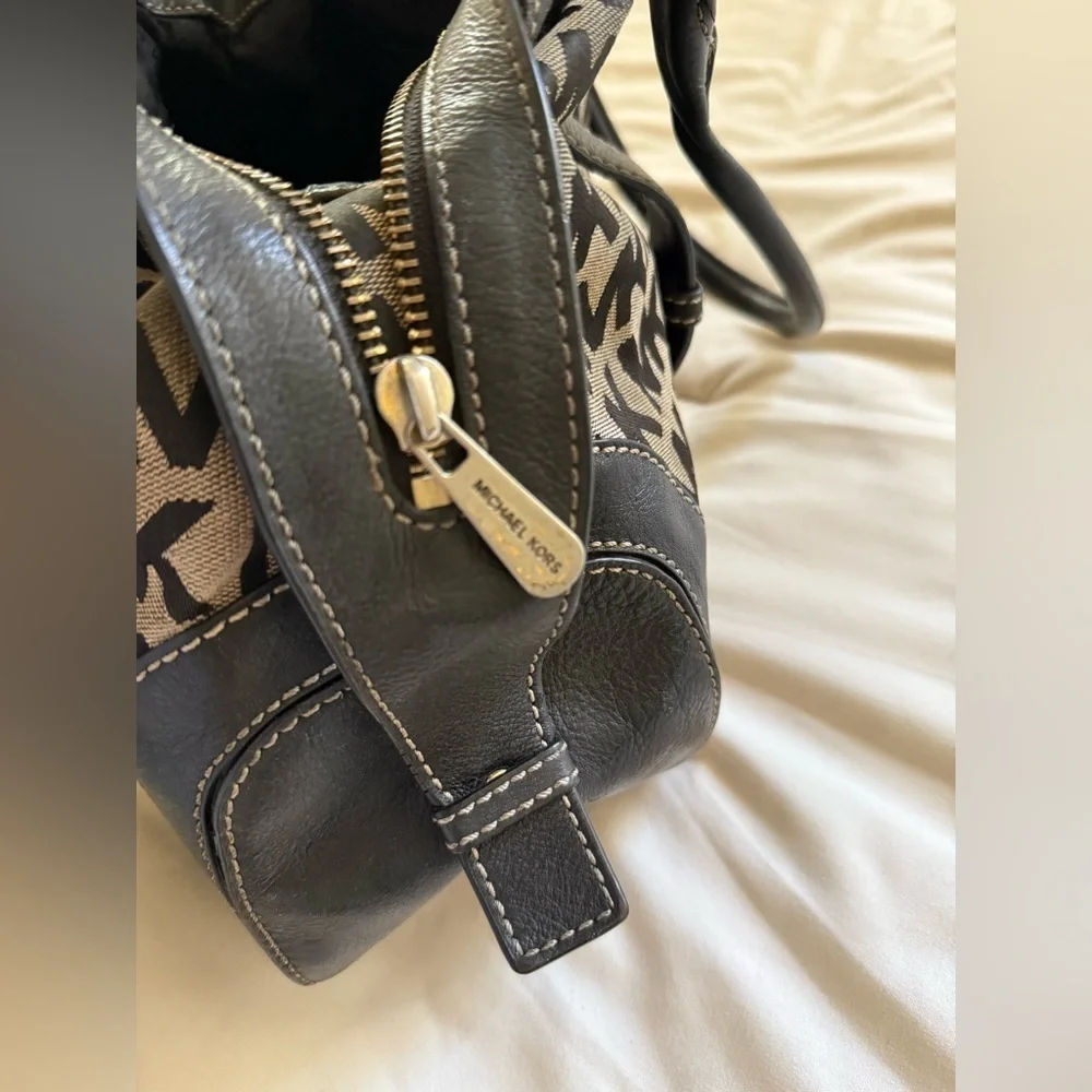 Michael Kors Black and Brown Men's Bag
